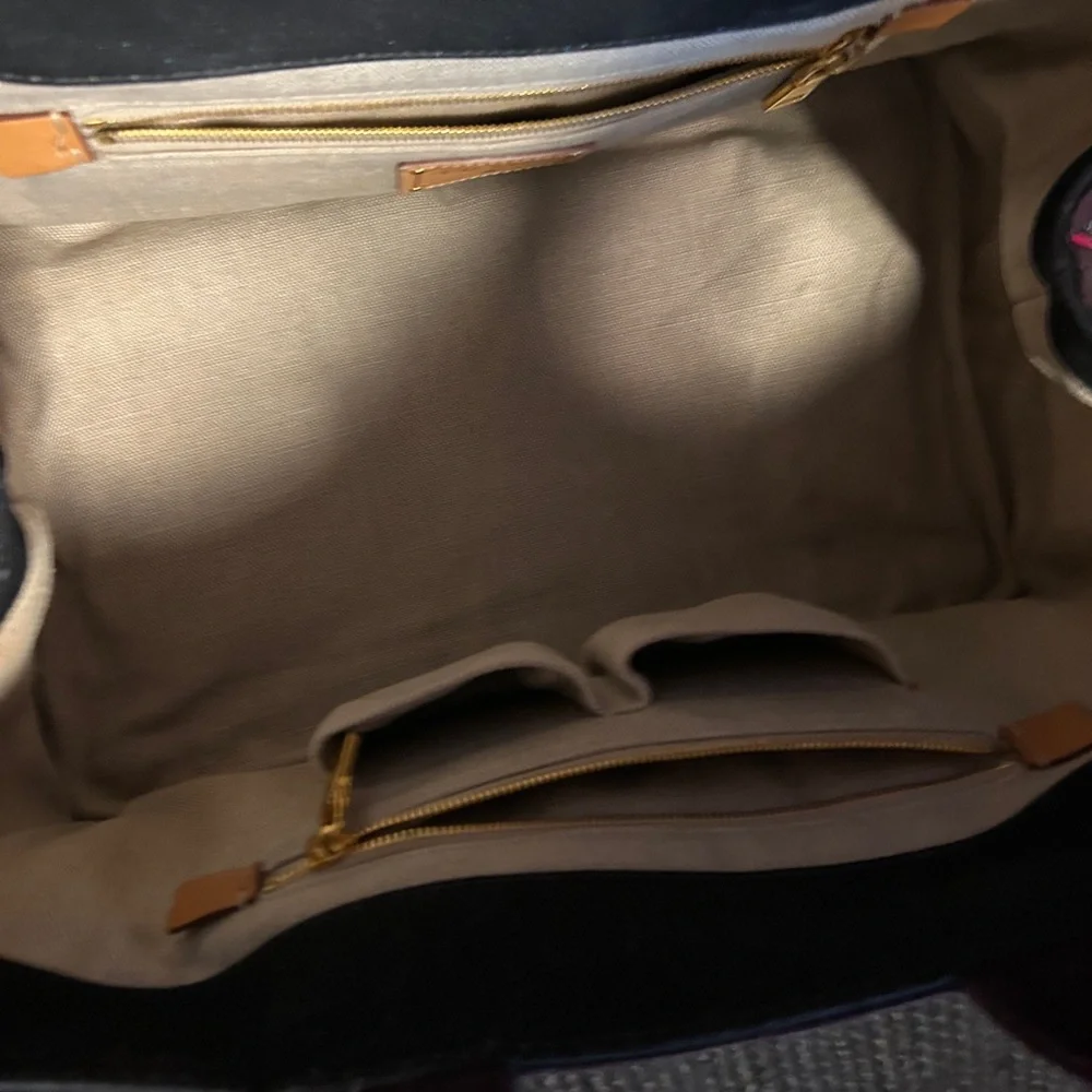 Prada Black and Pink Tote Bag Canapa Large.  Rare and Beautiful - Picture 10 of 14